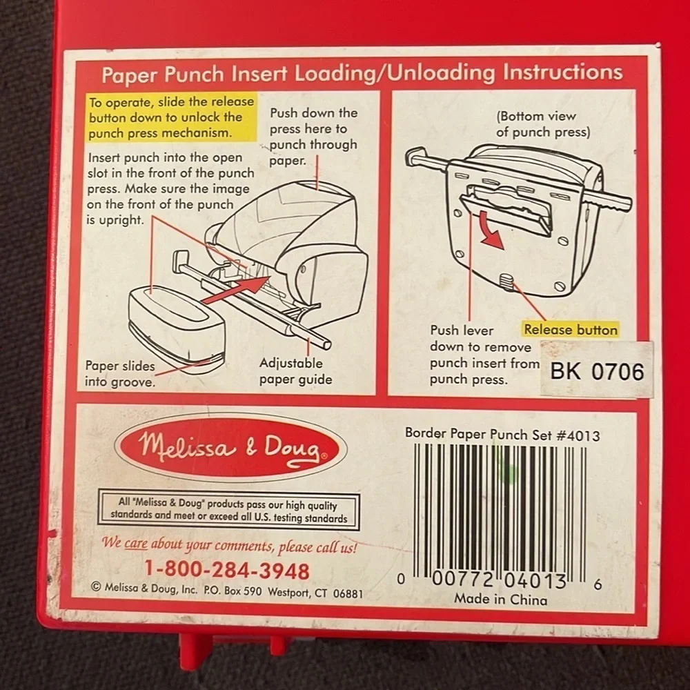 Melissa & Doug - Border Paper Punch Set - Scrapbooking, Crafts, Cards